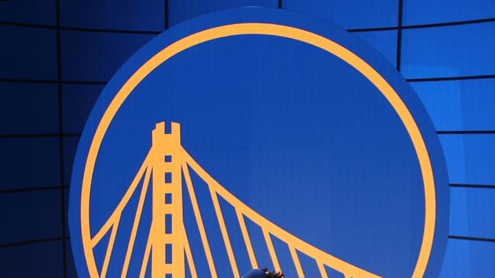 Jul 29, 2021; Brooklyn, New York, USA; Moses Moody (Arkansas) walks off the stage after being selected as the number fourteen overall pick by the Golden State Warriors in the first round of the 2021 NBA Draft at Barclays Center. Mandatory Credit: Brad Penner-USA TODAY Sports Jul 29, 2021; Brooklyn, New York, USA; Moses Moody (Arkansas) walks off the stage after being selected as the number fourteen overall pick by the Golden State Warriors in the first round of the 2021 NBA Draft at Barclays Center. Mandatory Credit: Brad Penner-USA TODAY Sports