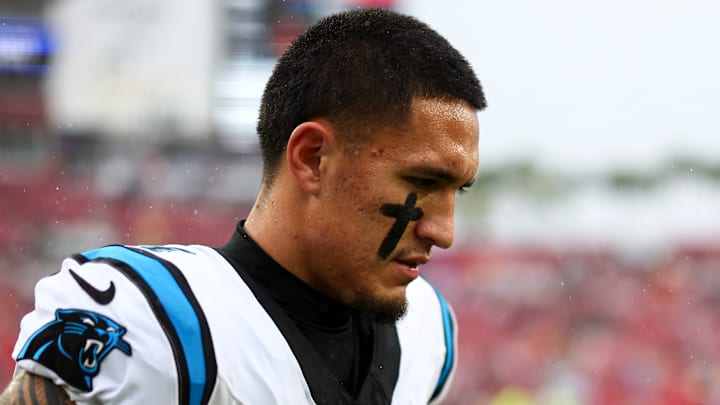 Carolina Panthers wide receiver Tetairoa McMillan