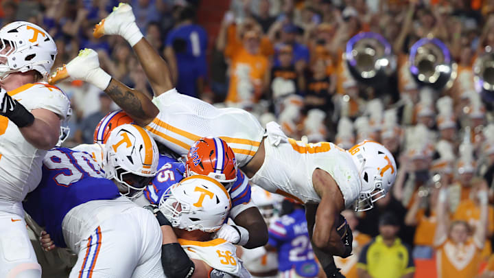 Tennessee took a 31-0 lead over Florida at the half as the Gators lost their eighth game of the season.