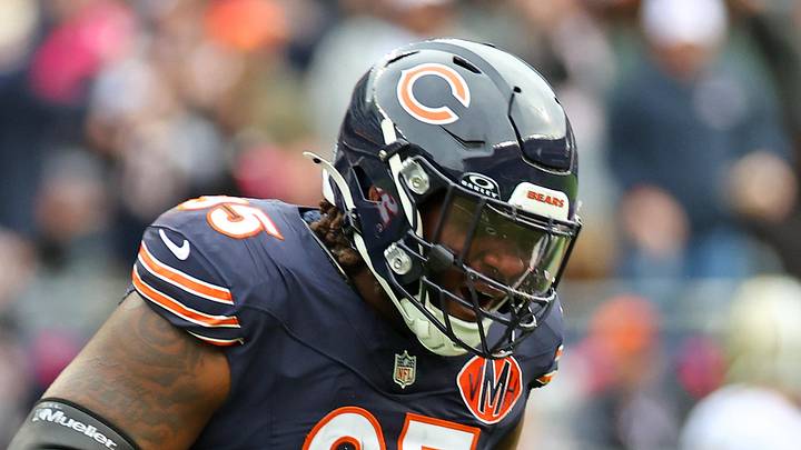 Chicago Bears defensive tackle Shemar Turner (95) Chicago Bears defensive tackle Shemar Turner (95)