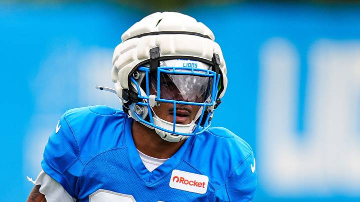 Detroit Lions safety Brian Branch (32) practices during training camp at Meijer Performance Center Detroit Lions safety Brian Branch (32) practices during training camp at Meijer Performance Center