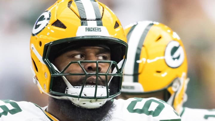 Green Bay Packers left tackle Rasheed Walker started 48 games the past three seasons.