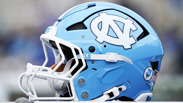 Oct 17, 2026; Durham, North Carolina, USA;  A North Carolina Tar Heels helmet at Wallace Wade Stadium.  Mandatory Credit: Zachary Taft-Imagn Images