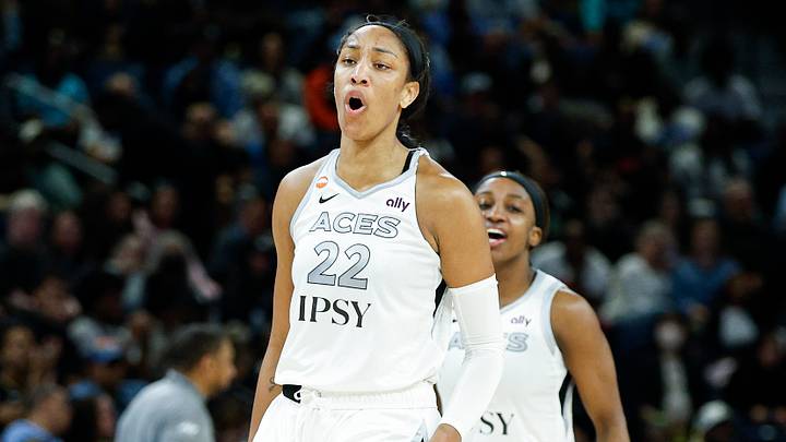 Las Vegas Aces center A'ja Wilson