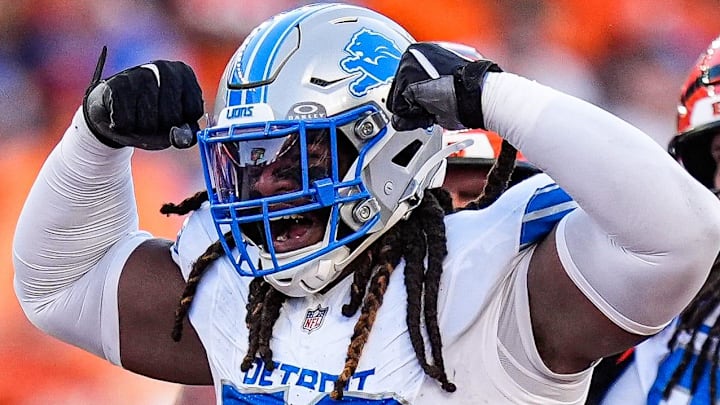 Detroit Lions defensive end Tyler Lacy (78).