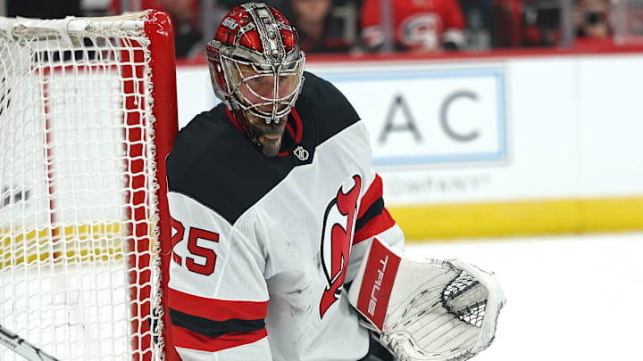 New Jersey Devils v Carolina Hurricanes New Jersey Devils v Carolina Hurricanes