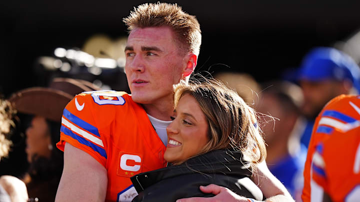 Denver Broncos quarterback Bo Nix