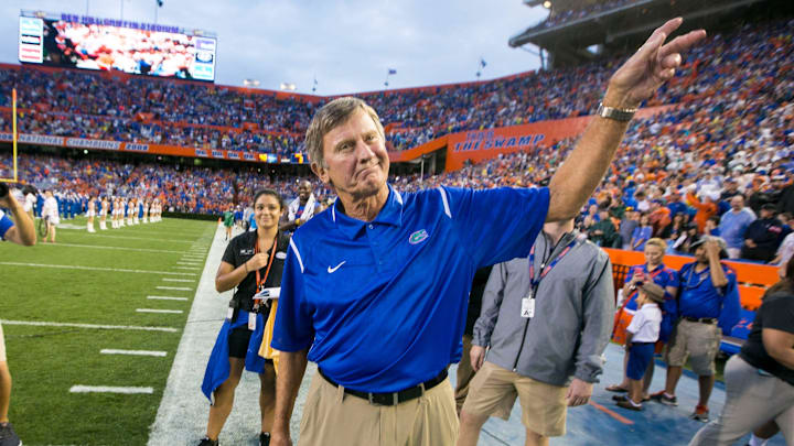 Former Florida head coach Steve Spurrier shared his thoughts on the Gators' quarterback situation.