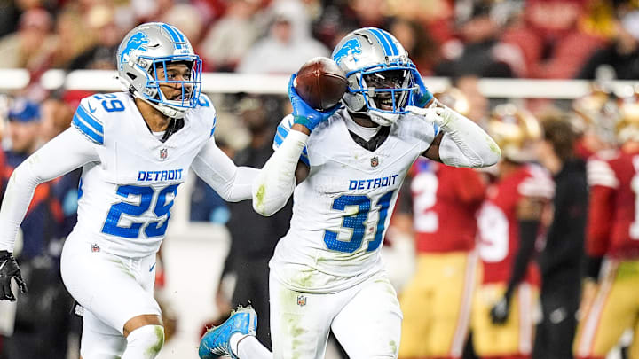 Detroit Lions safety Kerby Joseph (31).