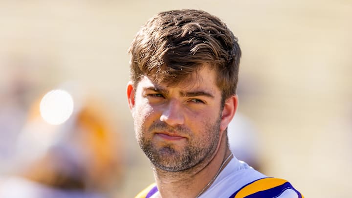 LSU Tigers quarterback Garrett Nussmeier 