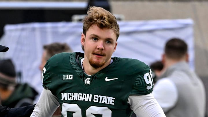 Michigan State senior Ryan Eckley