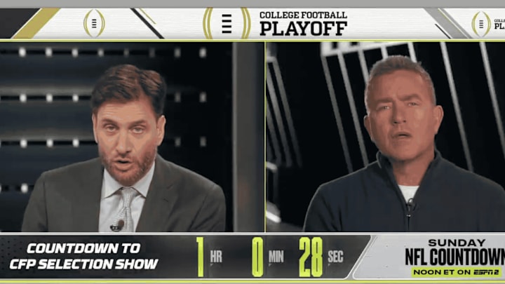 Kirk Herbstreit and Mike Greenberg discuss the College Football Playoff field on ESPN.