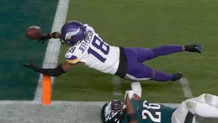 Justin Jefferson touchback