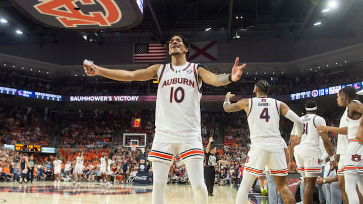 Auburn Tigers forward Chad Baker-Mazara helped his team move to 26-2 after a 106-76 blowout of Ole Miss. Auburn Tigers forward Chad Baker-Mazara helped his team move to 26-2 after a 106-76 blowout of Ole Miss.