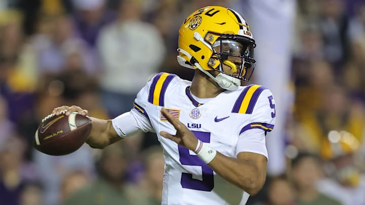 LSU quarterback Jayden Daniels