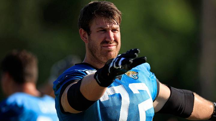 Jacksonville Jaguars offensive lineman Walker Little (72) stretches during day 4 of the Jaguars Training Camp Thursday, July 28, 2022 at the Knight Sports Complex at Episcopal School of Jacksonville.
Jki Jagstrainingcampday4 41 Jacksonville Jaguars offensive lineman Walker Little (72) stretches during day 4 of the Jaguars Training Camp Thursday, July 28, 2022 at the Knight Sports Complex at Episcopal School of Jacksonville.
Jki Jagstrainingcampday4 41
