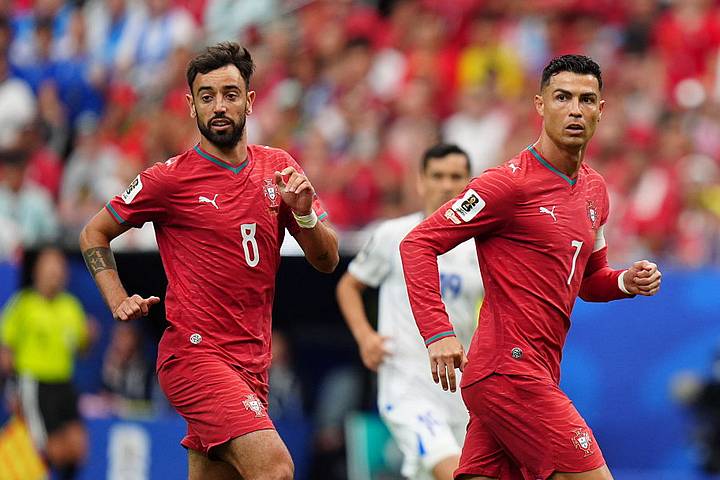 Bruno Fernandes, Cristiano Ronaldo for Portugal บรูโน แฟร์นันเดส, คริสเตียโน โรนัลโด ในชุดโปรตุเกส