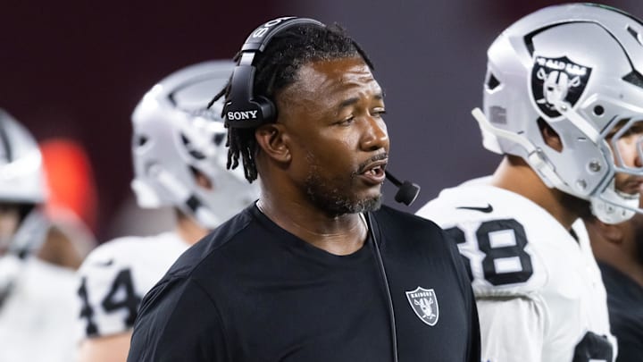 Las Vegas Raiders defensive coordinator Patrick Graham.