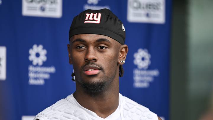 New York Giants wide receiver Malachi Fields New York Giants wide receiver Malachi Fields