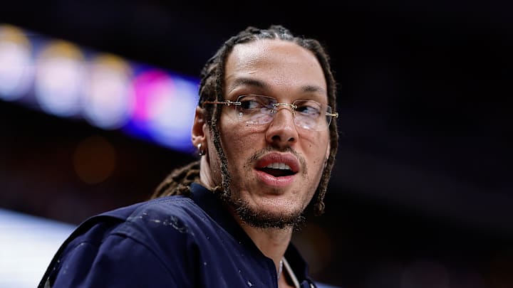 Jan 30, 2026; Denver, Colorado, USA; Denver Nuggets forward Aaron Gordon (32) in the fourth quarter against the Los Angeles Clippers at Ball Arena. Mandatory Credit: Isaiah J. Downing-Imagn Images Jan 30, 2026; Denver, Colorado, USA; Denver Nuggets forward Aaron Gordon (32) in the fourth quarter against the Los Angeles Clippers at Ball Arena. Mandatory Credit: Isaiah J. Downing-Imagn Images