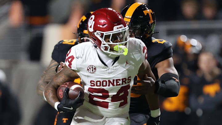 Oklahoma running back Xavier Robinson Oklahoma running back Xavier Robinson