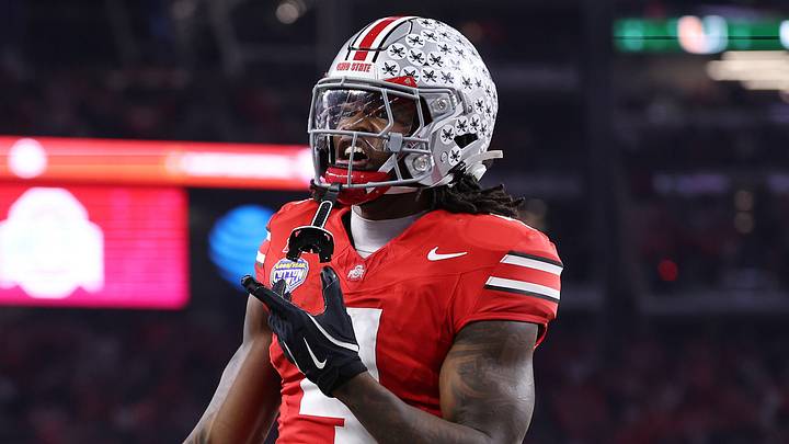 Ohio State wide receiver Jeremiah Smith