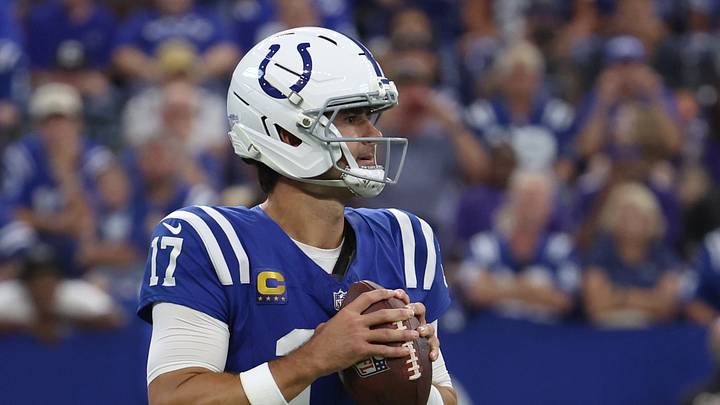 Sep 13, 2026; Indianapolis, Indiana, USA; Indianapolis Colts quarterback Daniel Jones (17) Mandatory Credit: Trevor Ruszkowski-Imagn Images Sep 13, 2026; Indianapolis, Indiana, USA; Indianapolis Colts quarterback Daniel Jones (17) Mandatory Credit: Trevor Ruszkowski-Imagn Images