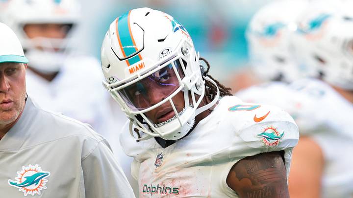 Miami Dolphins running back Ollie Gordon II Miami Dolphins running back Ollie Gordon II