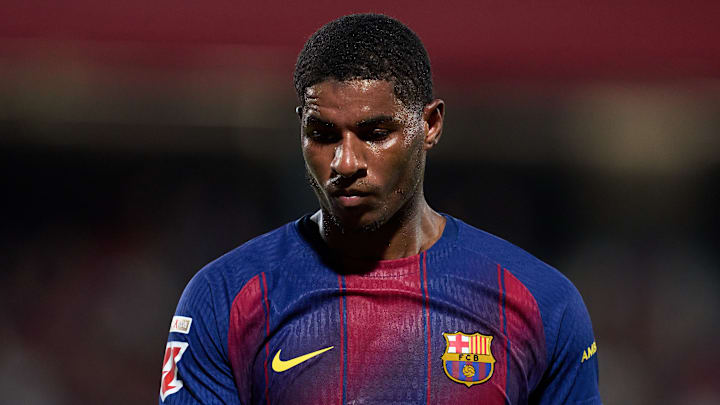 Marcus Rashford is under pressure at Barcelona.