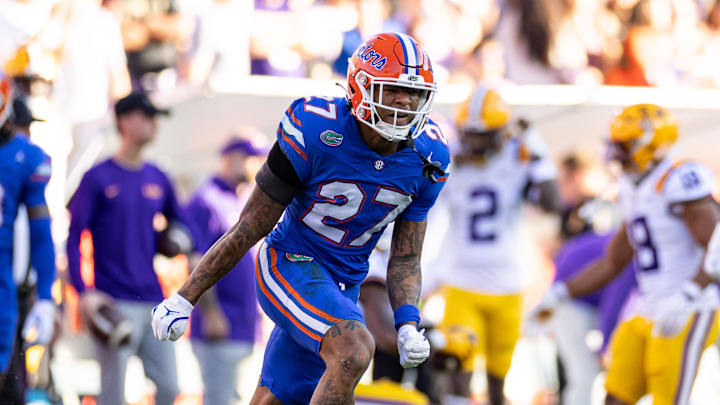 Florida Gators defensive back Dijon Johnson exited Saturday's loss to Miami in the third quarter.