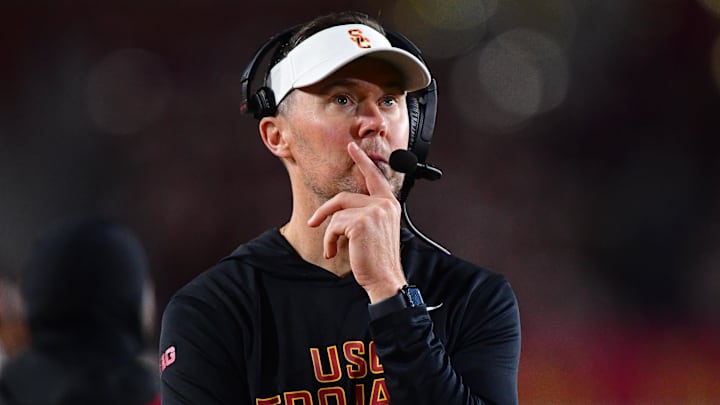 Southern California Trojans head coach Lincoln Riley