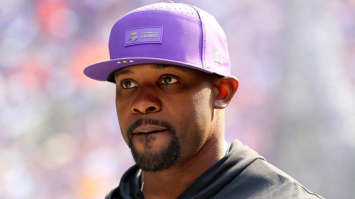 Minnesota Vikings defensive coordinator Brian Flores Minnesota Vikings defensive coordinator Brian Flores