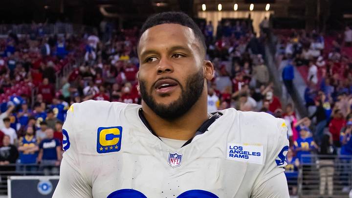 Los Angeles Rams defensive tackle Aaron Donald.