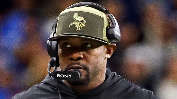 Minnesota Vikings defensive coordinator Brian Flores