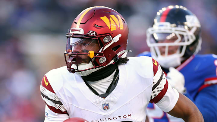 Washington Commanders wide receiver Jaylin Lane Washington Commanders wide receiver Jaylin Lane