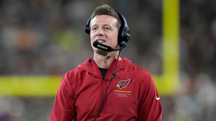 Arizona Cardinals head coach Mike LaFleur