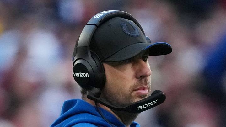 Indianapolis Colts head coach Shane Steichen looks on from the sideline