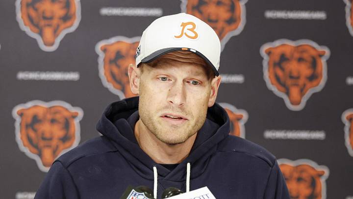 Chicago Bears head coach Ben Johnson