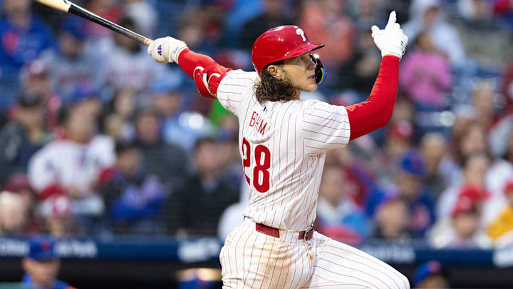 Philadelphia Phillies third baseman Alec Bohm has one of the most valuable swings according to Statcast