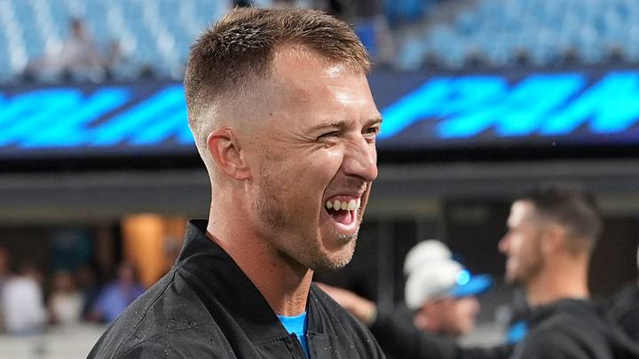 Carolina Panthers offensive coordinator Brad Idzik 