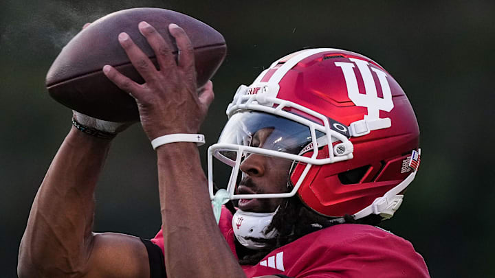 Indiana Hoosiers wide receiver Omar Cooper Jr. Indiana Hoosiers wide receiver Omar Cooper Jr.