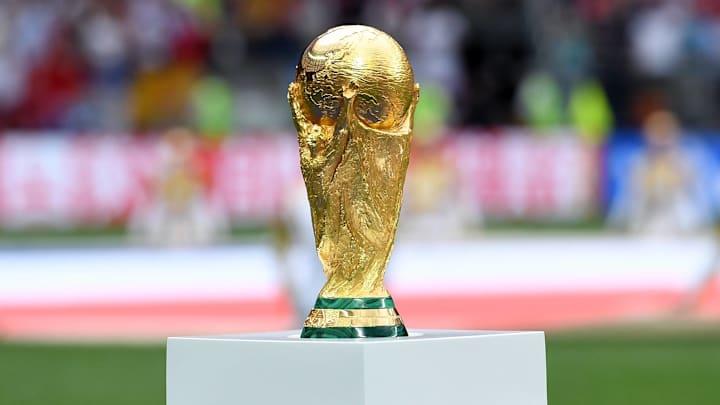 The FIFA World Cup trophy.