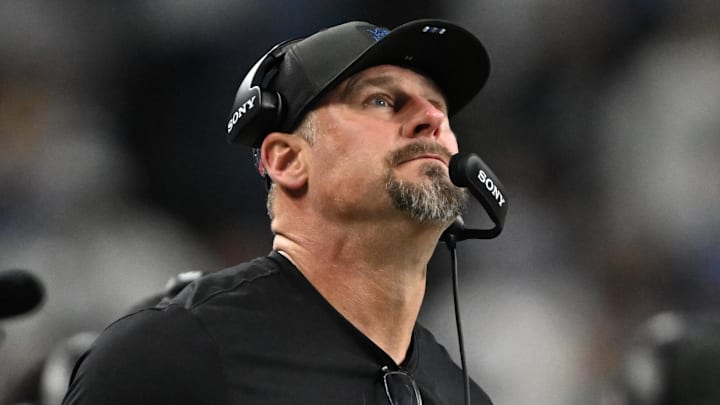 Detroit Lions head coach Dan Campbell. Detroit Lions head coach Dan Campbell.
