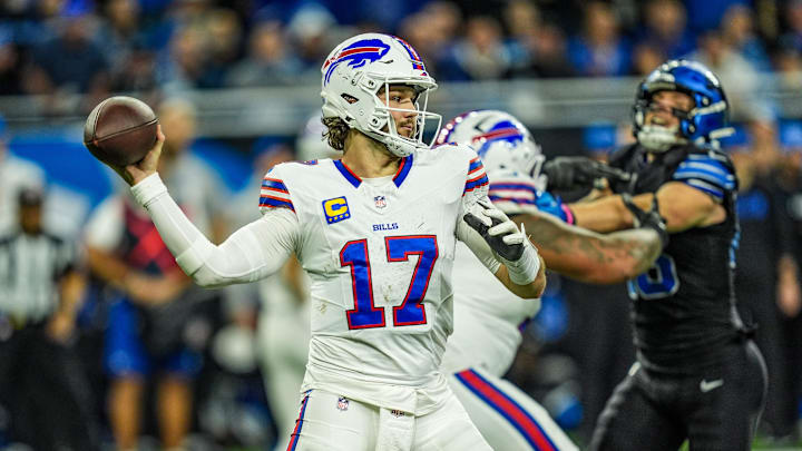 Buffalo Bills quarterback Josh Allen (17).
