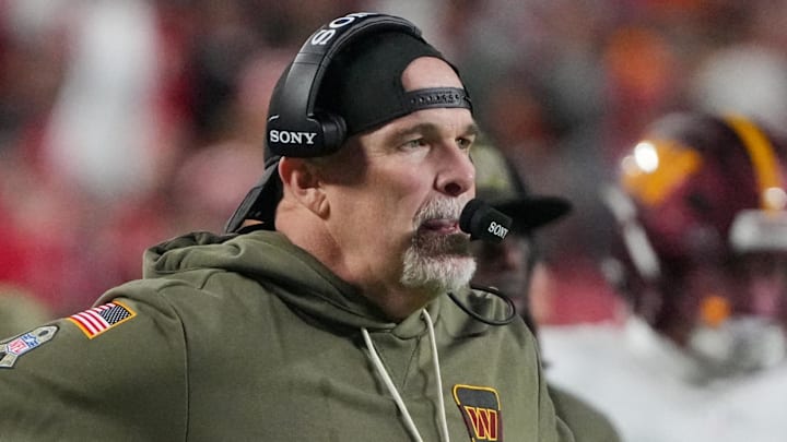 Washington Commanders head coach Dan Quinn Washington Commanders head coach Dan Quinn