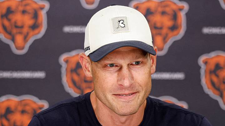 Chicago Bears head coach Ben Johnson
