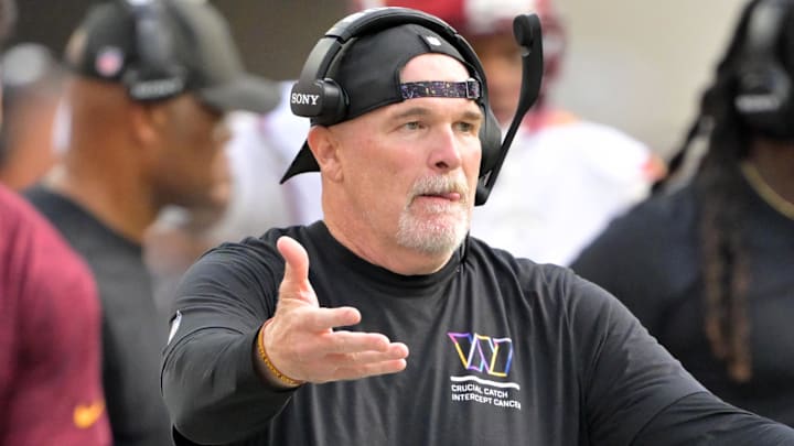 Washington Commanders head coach Dan Quinn Mandatory Credit: Jayne Kamin-Oncea-Imagn Images