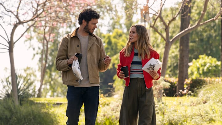 Nobody Wants This. (L to R) Adam Brody as Noah, Kristen Bell as Joanne in episode 110 of Nobody Wants This. 