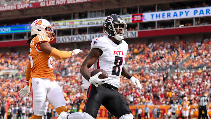 Kyle Pitts is young and talented, but he's in the final year of his contract with the Atlanta Falcons. Kyle Pitts is young and talented, but he's in the final year of his contract with the Atlanta Falcons.