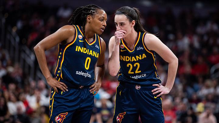 Kelsey Mitchell (left) and Caitlin Clark have become a nightmare duo for WNBA teams to try to contain in the push to the playoffs. Kelsey Mitchell (left) and Caitlin Clark have become a nightmare duo for WNBA teams to try to contain in the push to the playoffs.